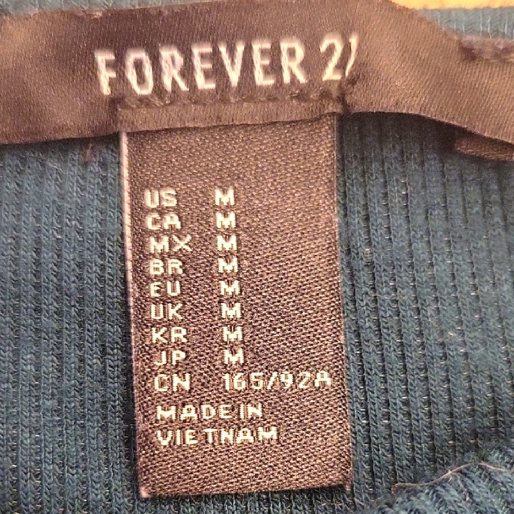 Forever 21 Rich Team Cami Micro-Ribbed Maxi Dress, M - Picture 13 of 16